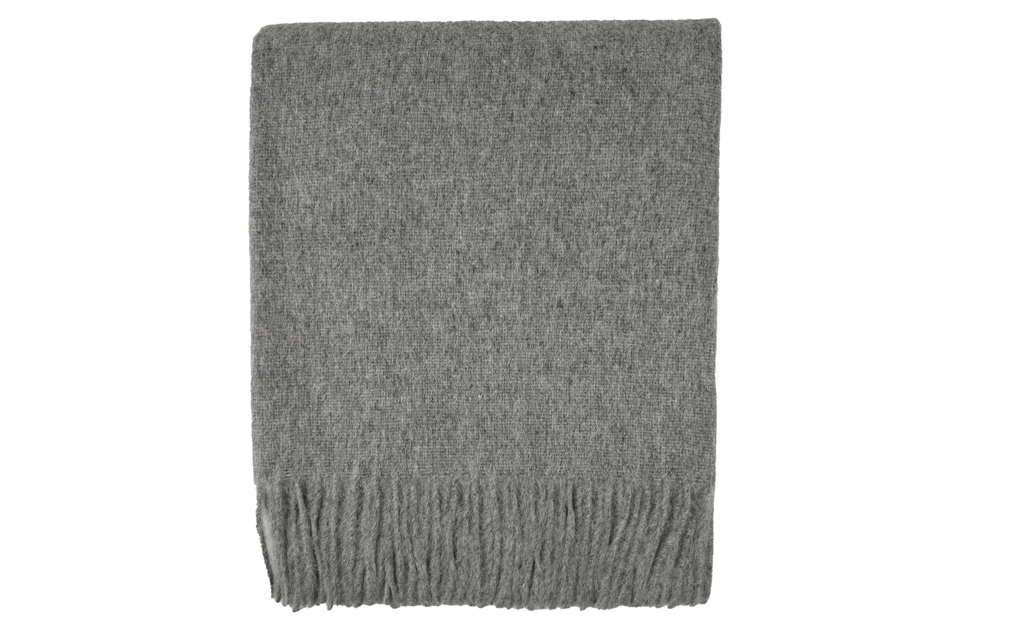 Alpaca plaid van Buren Lichtgrijs