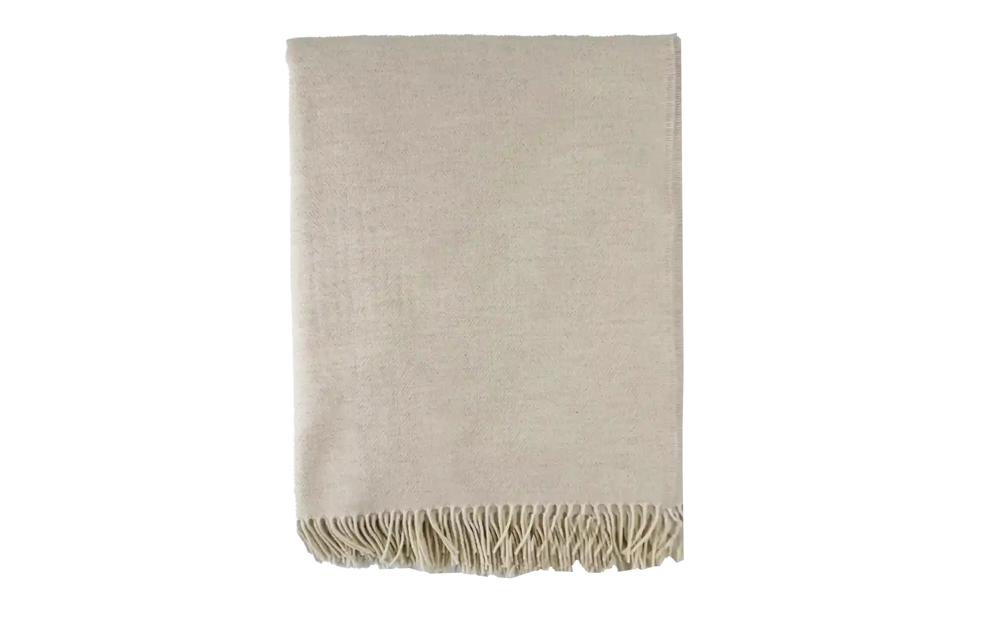 Plaid 200 x 145 cm Beige